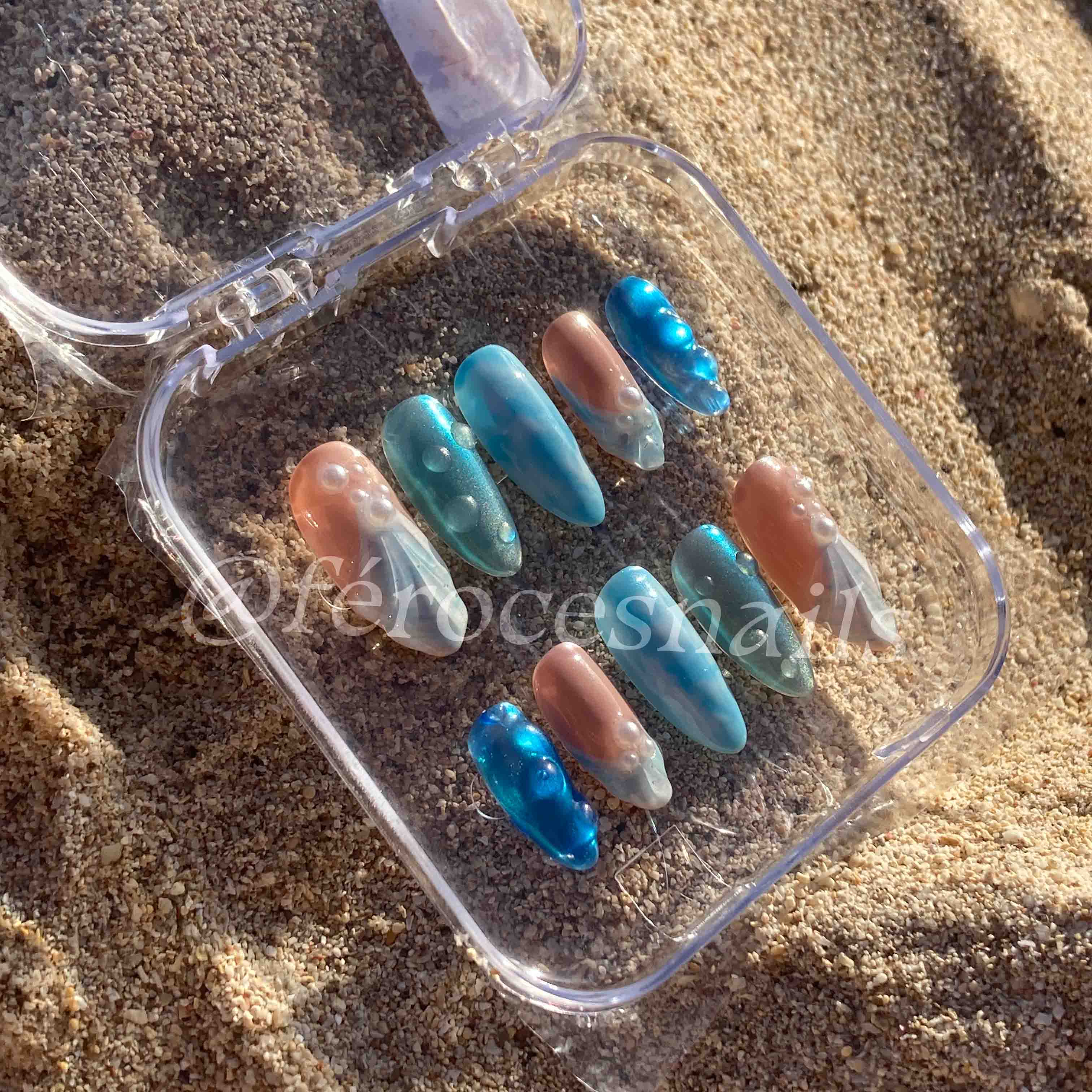 Shell - Press-on nails amande